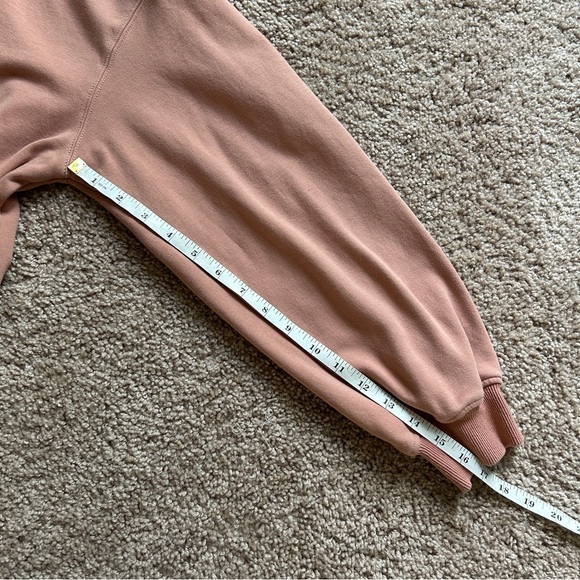 P'tula Pink Favorite Cropped Zip Up Hoodie Sweatshirt Size Medium - Picture 7 of 8